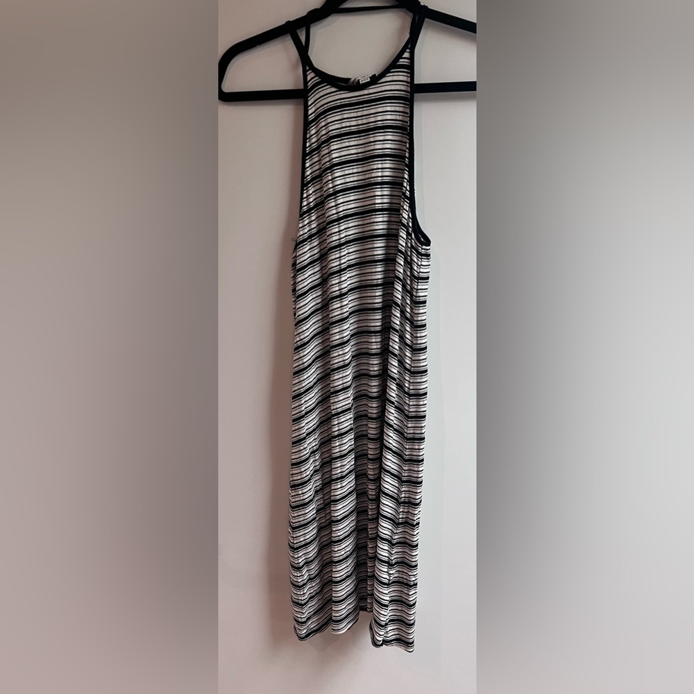 American Eagle Striped Sleeveless Maxi Dress